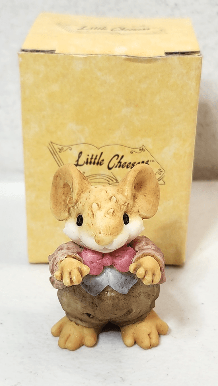 Vintage Ganz Little Cheesers 05101 Papa Woodsworth with Box Figurine 1991 - Thumbnail 2