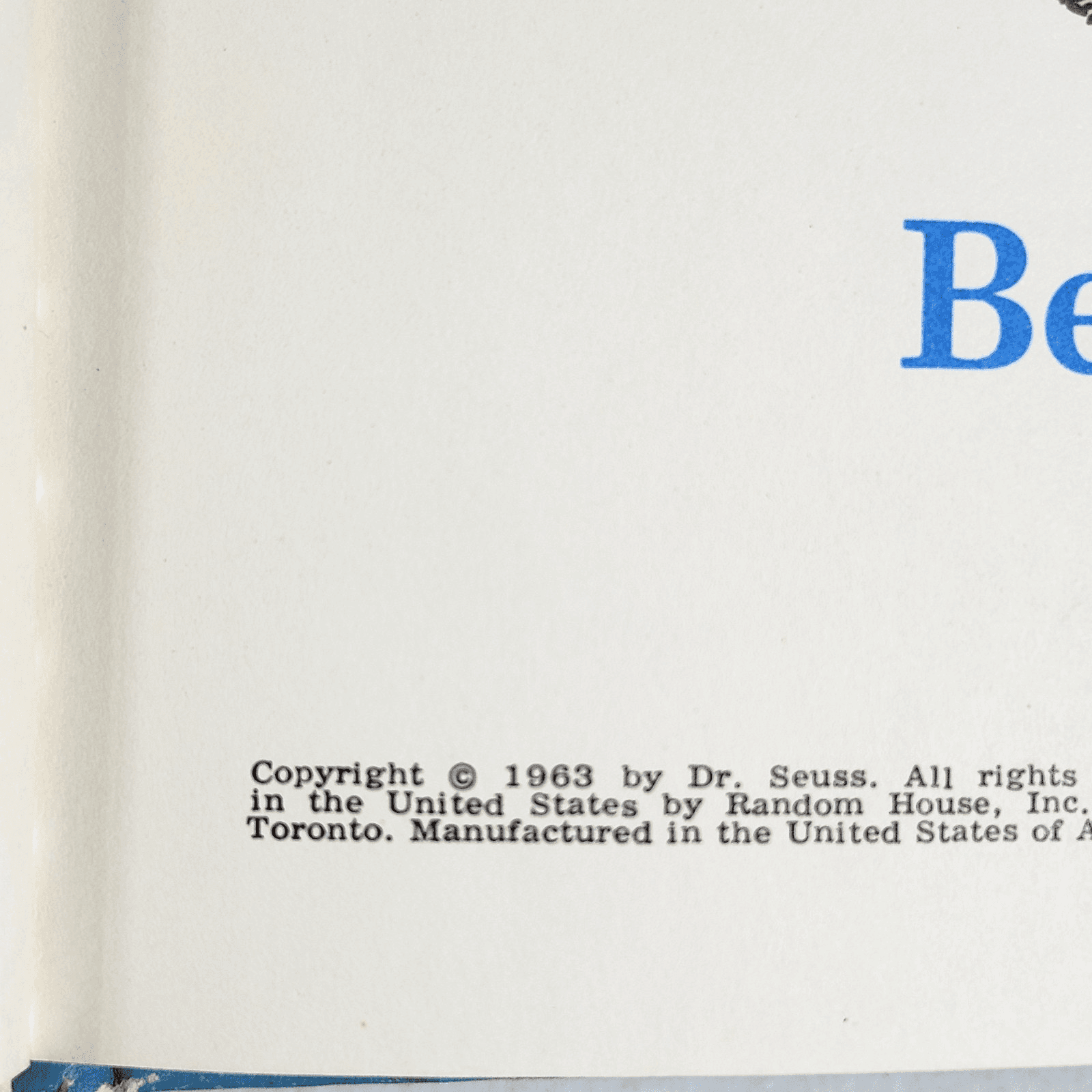 Dr. Seuss's ABC Beginner Books Vintage 1963 Hardcover Edition - Thumbnail 3