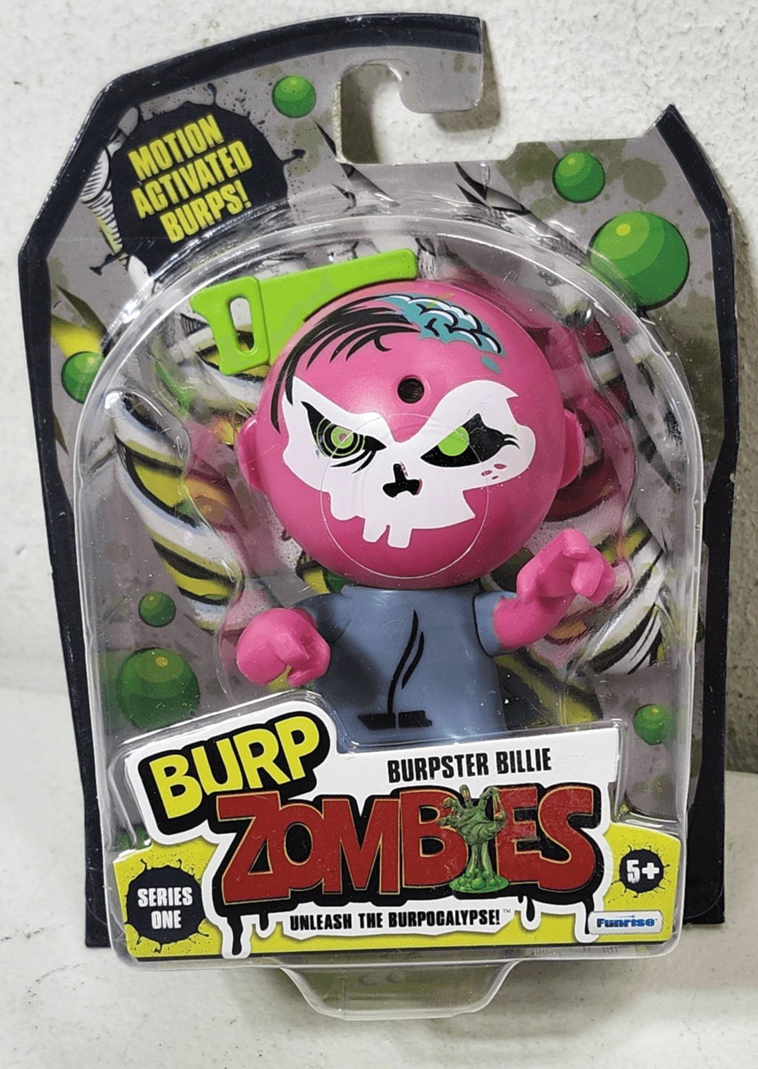 Burpster Billie Motion Activated Figure Toy Gross Burp Zombies NEW - Thumbnail 2