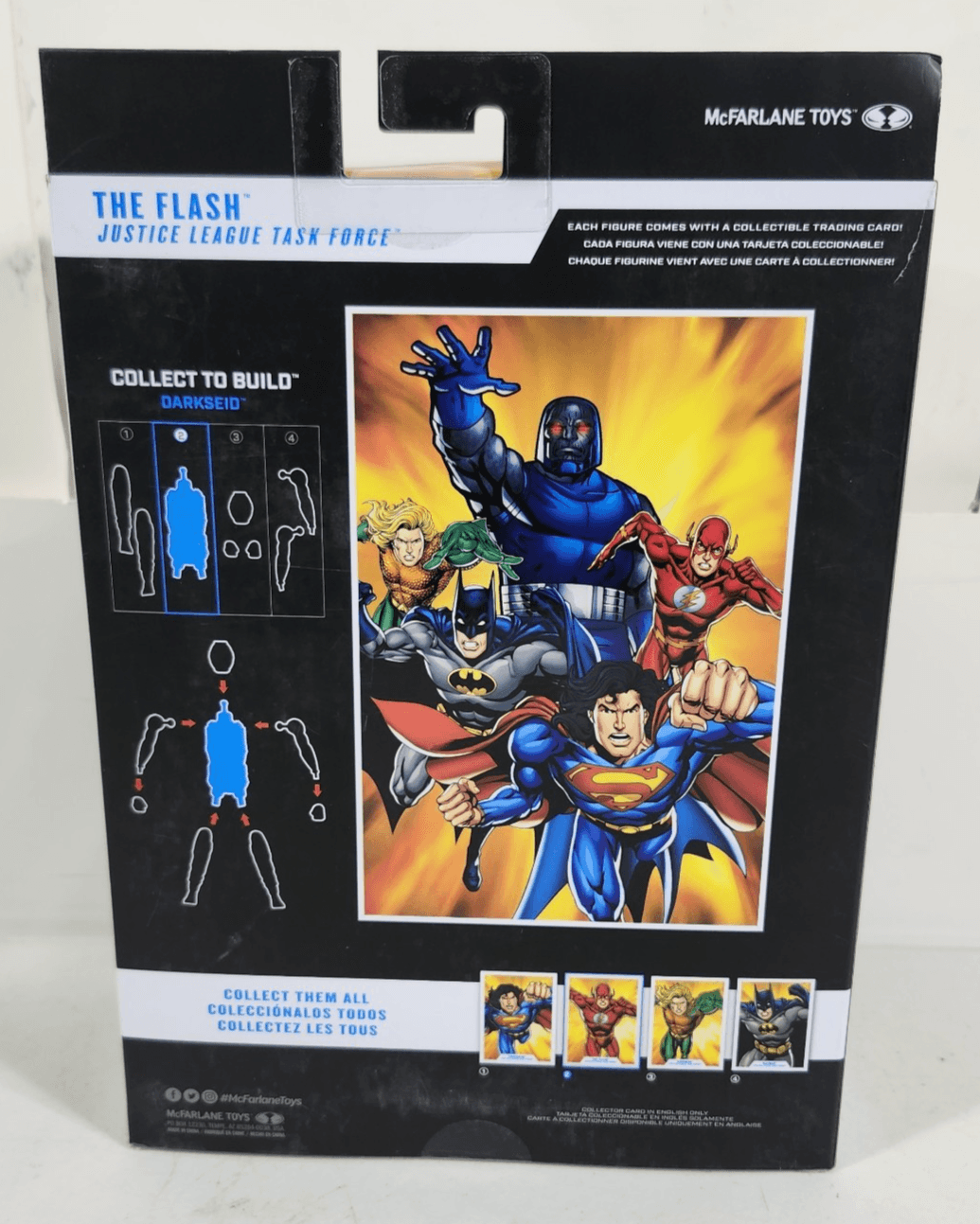 The Flash JL Task Force Platinum Chase 7" McFarlane Multiverse BAF Darkseid NEW - Thumbnail 9
