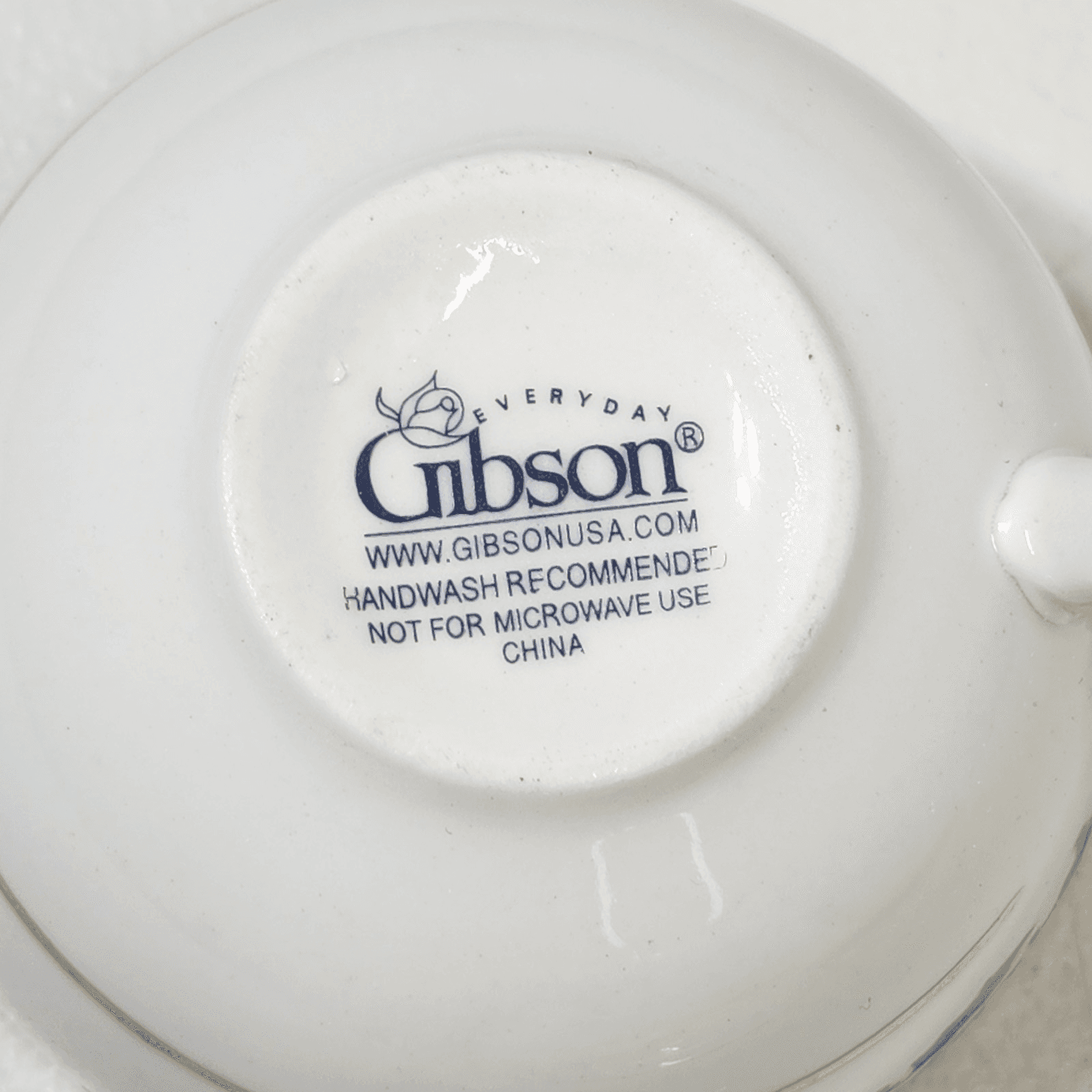 2 Gibson Porcelain China Holiday Charm Cup & Saucer Sets Christmas Holly Berry - Thumbnail 9