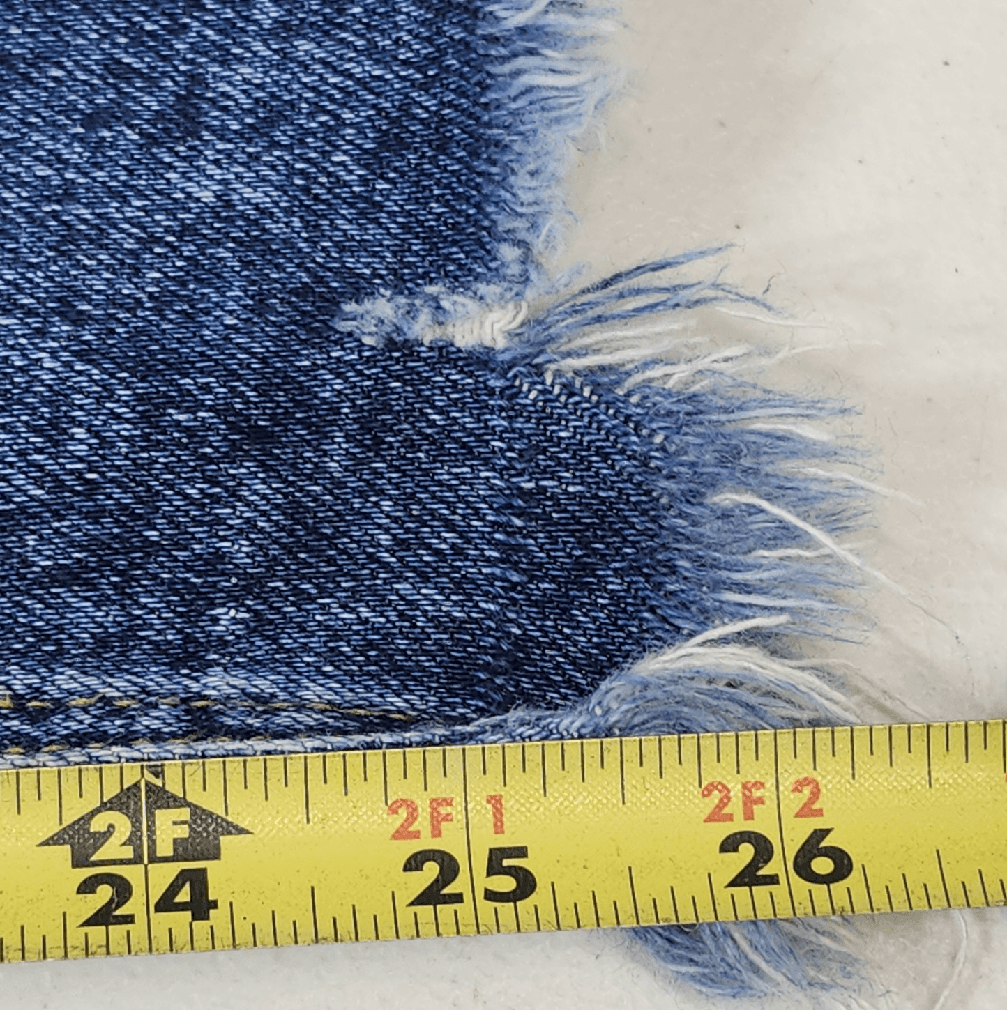 Bridge By Gly Ankle Skinny Jeans Women's Size 24 Blue Denim High Rise Distressed - Thumbnail 3
