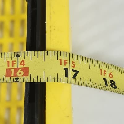 Dollar General Logo Plastic Shopping Basket Yellow - Thumbnail 4