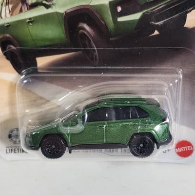 2026 Matchbox 2023 Toyota RAV4 TRD Green Car 1/64 Toy Vehicle NEW - Thumbnail 2