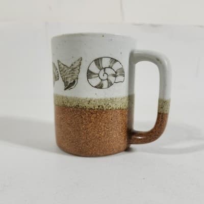 VTG Otagiri Japan Seashell Nautical Stoneware Mug 3.5" - Thumbnail 5