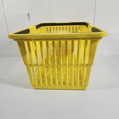 Dollar General Logo Plastic Shopping Basket Yellow - Thumbnail 8