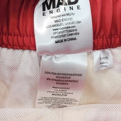 Maruchan Boys Size XS Swim Trunks Swimming Board Shorts Ramen Noodle Soup NEW - Thumbnail 9