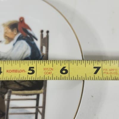 1984 Norman Rockwell Museum For A Good Boy Collectors Decorative Plate - Thumbnail 3