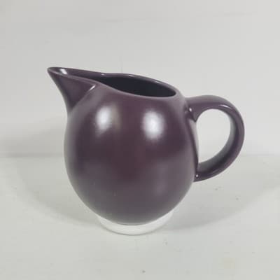 Pfaltzgraff Creamer And Sugar Bowl Set Black Purple Home Decor - Thumbnail 3