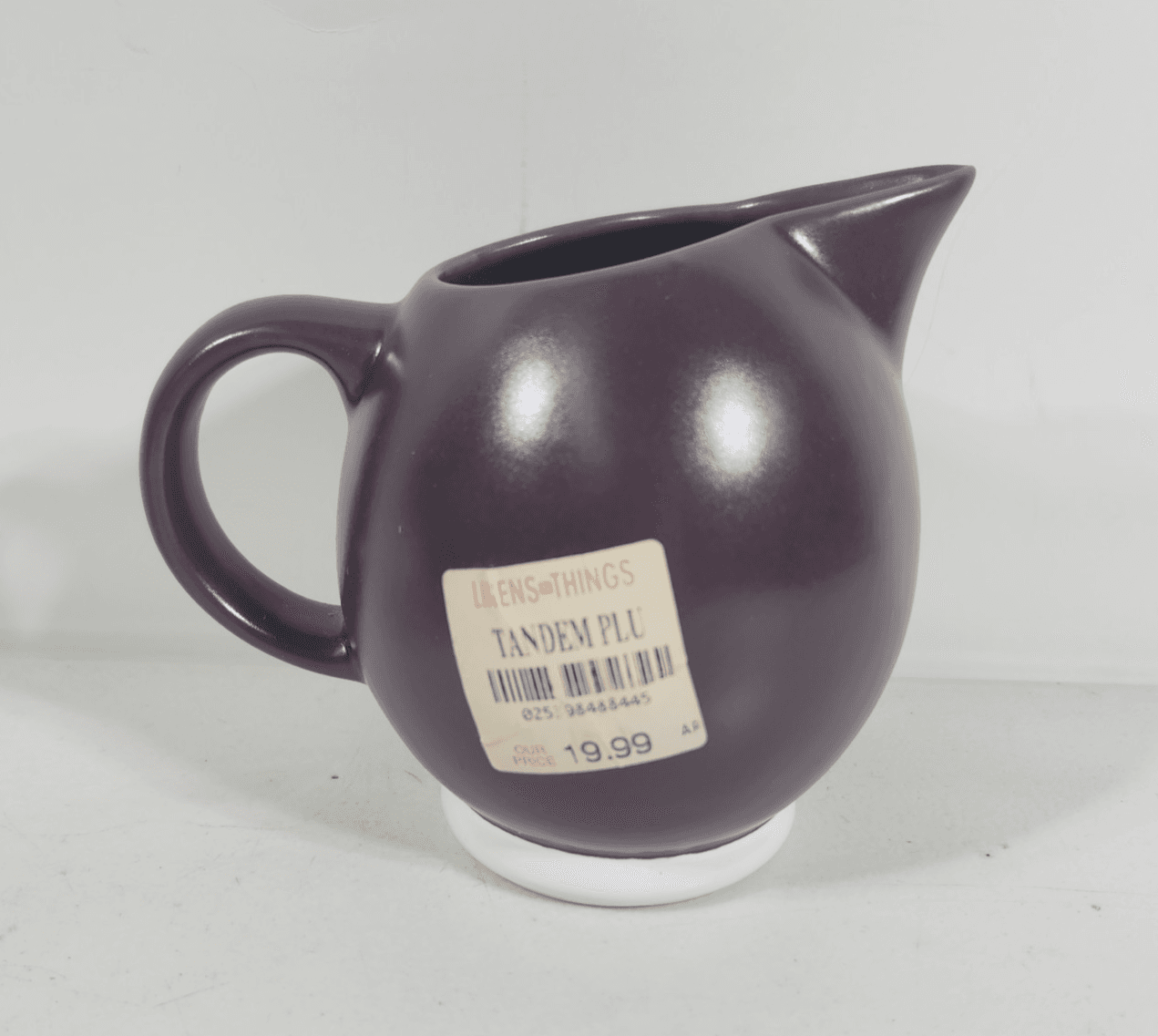Pfaltzgraff Creamer And Sugar Bowl Set Black Purple Home Decor - Thumbnail 5