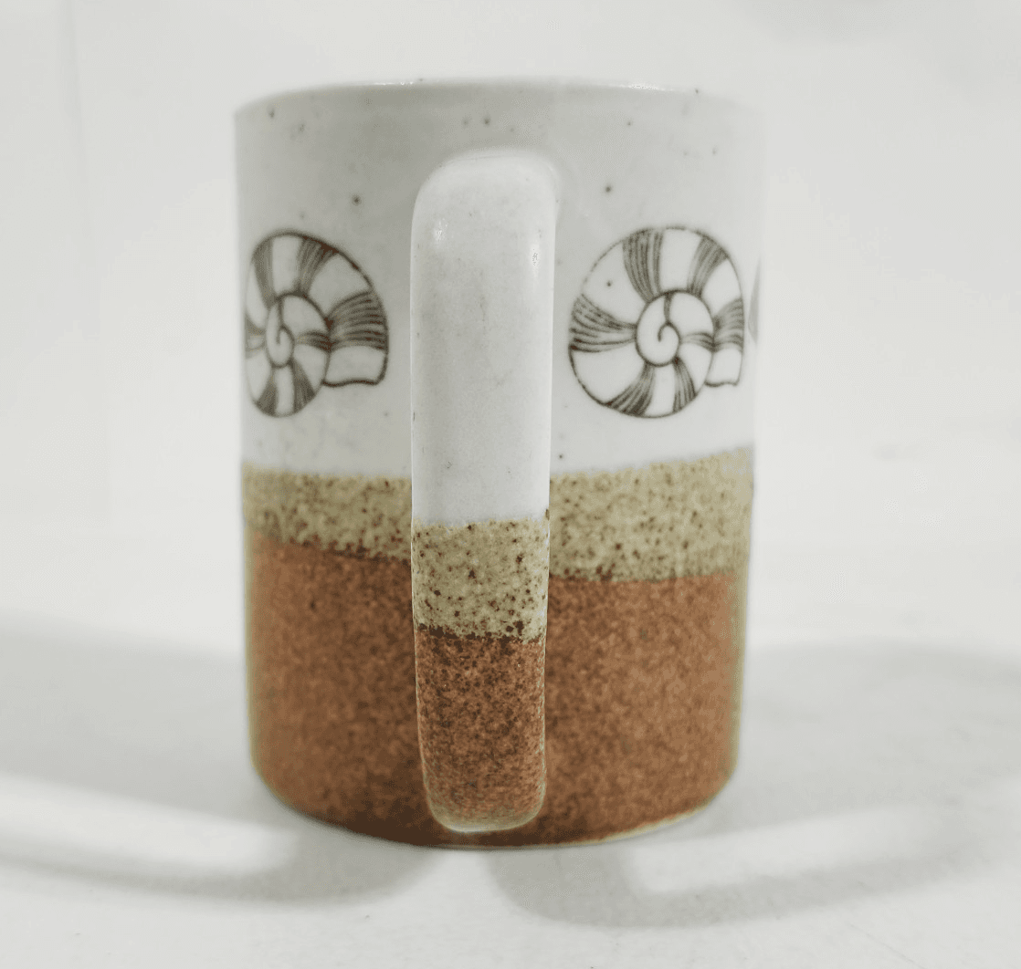 VTG Otagiri Japan Seashell Nautical Stoneware Mug 3.5" - Thumbnail 6