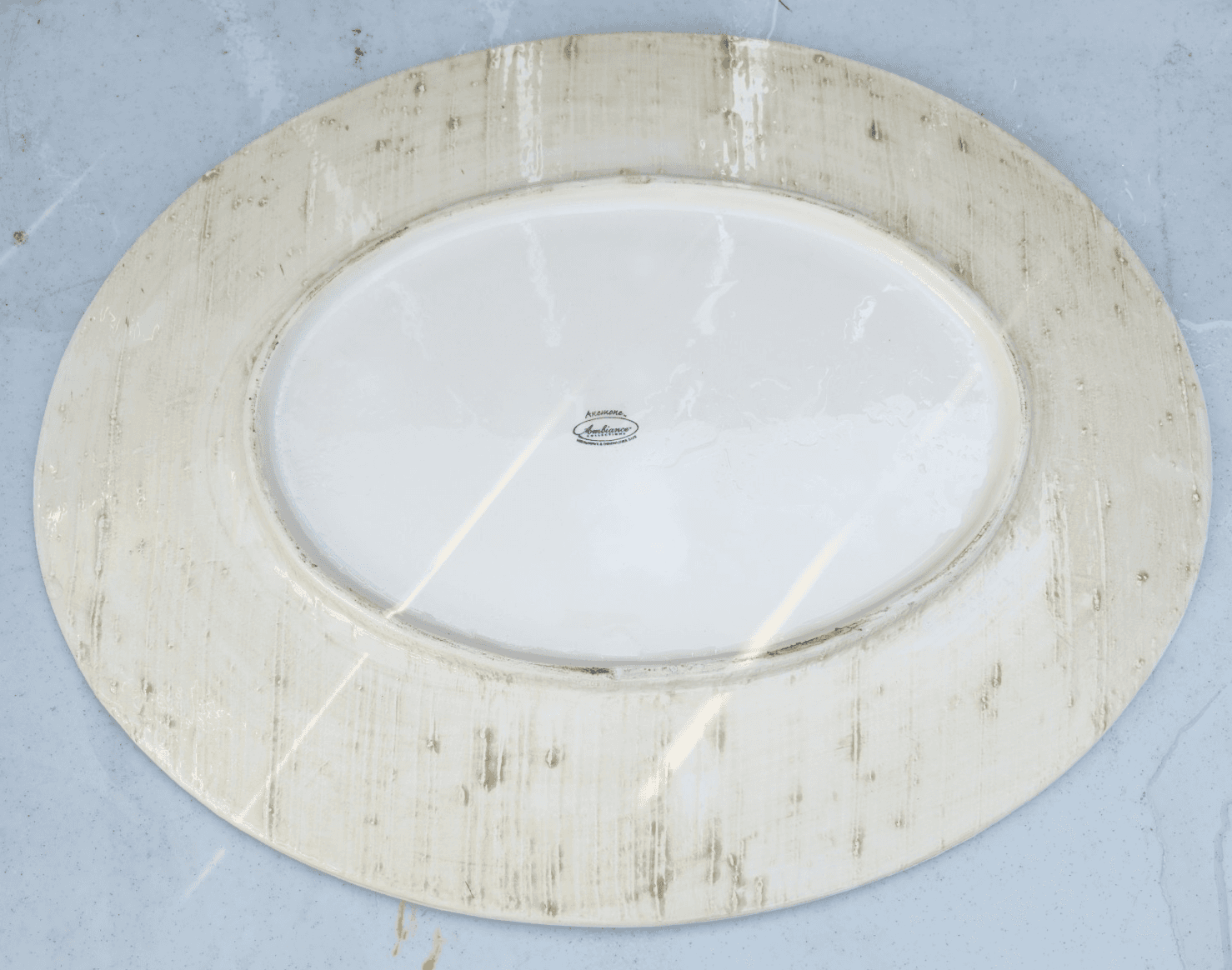 Romance Nanette Vacher Ambience Collection 18" Oval Serving Plate Platter - Thumbnail 6
