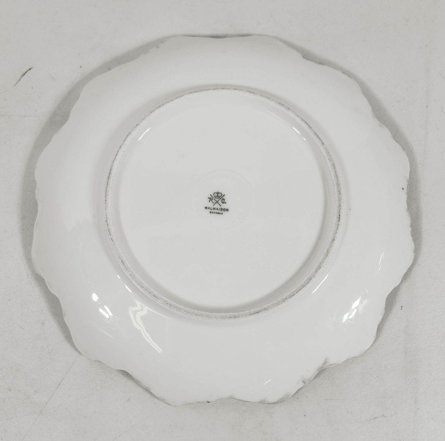 Philip Rosenthal Malmaison Porcelain Floral Dish Plate 9" Vintage Bavaria - Thumbnail 5