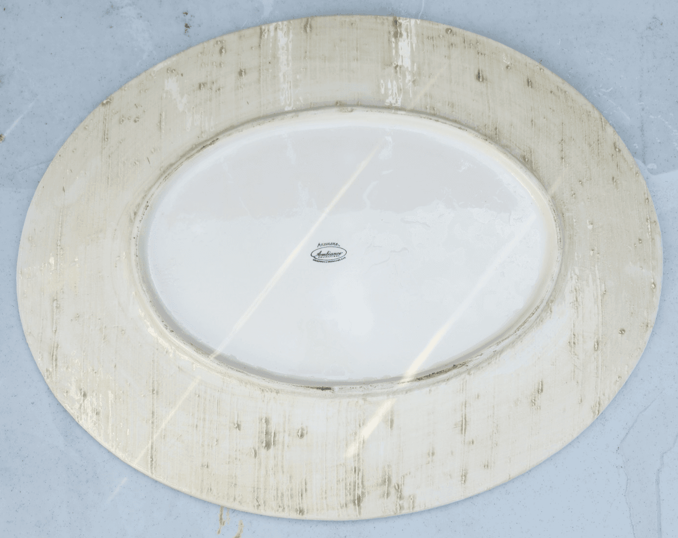 Romance Nanette Vacher Ambience Collection 18" Oval Serving Plate Platter - Thumbnail 7
