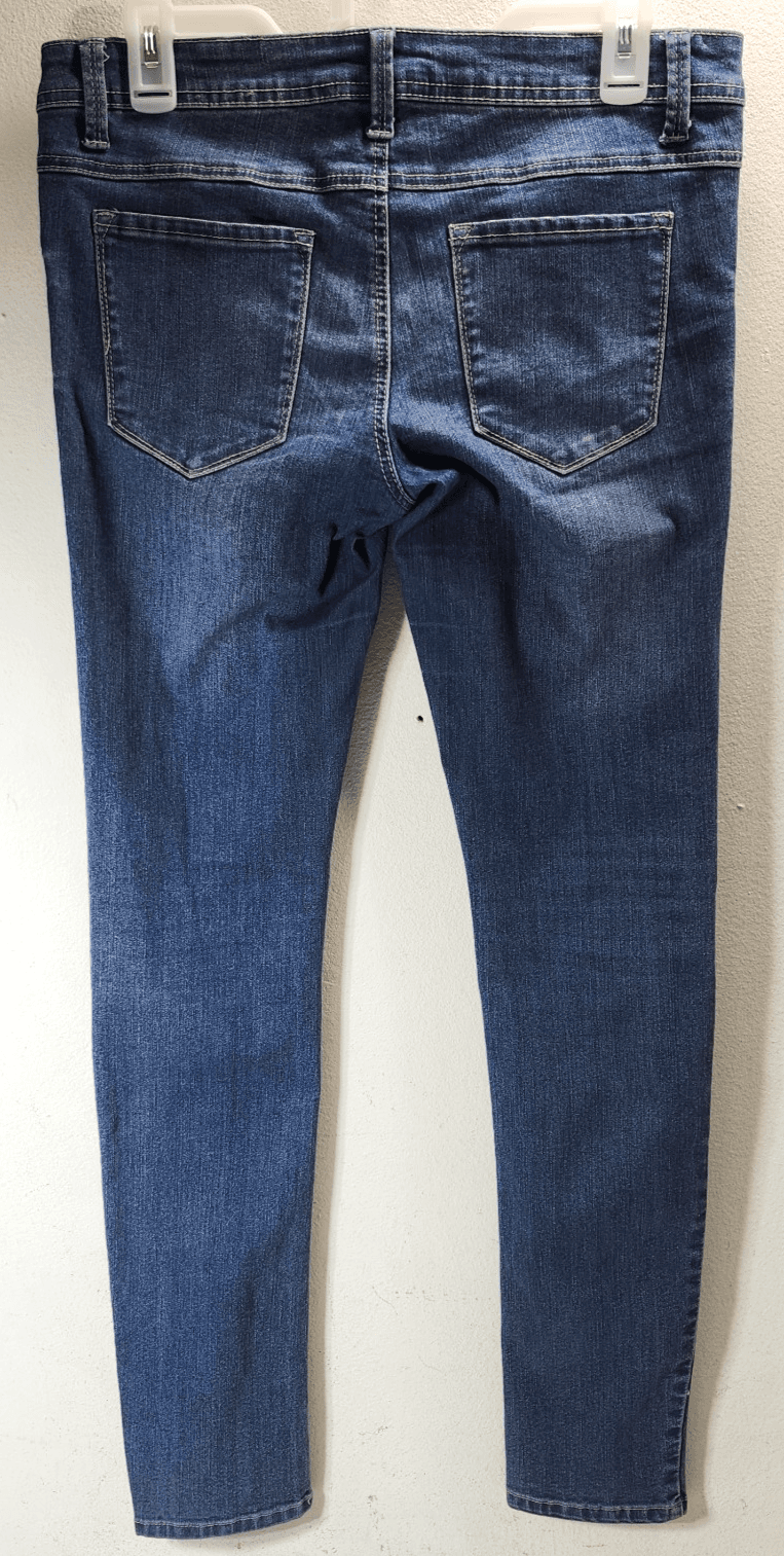 Blue Asphalt Jeans Womens Size 9 Blue Denim Mid Rise Stretch Pants - Thumbnail 4