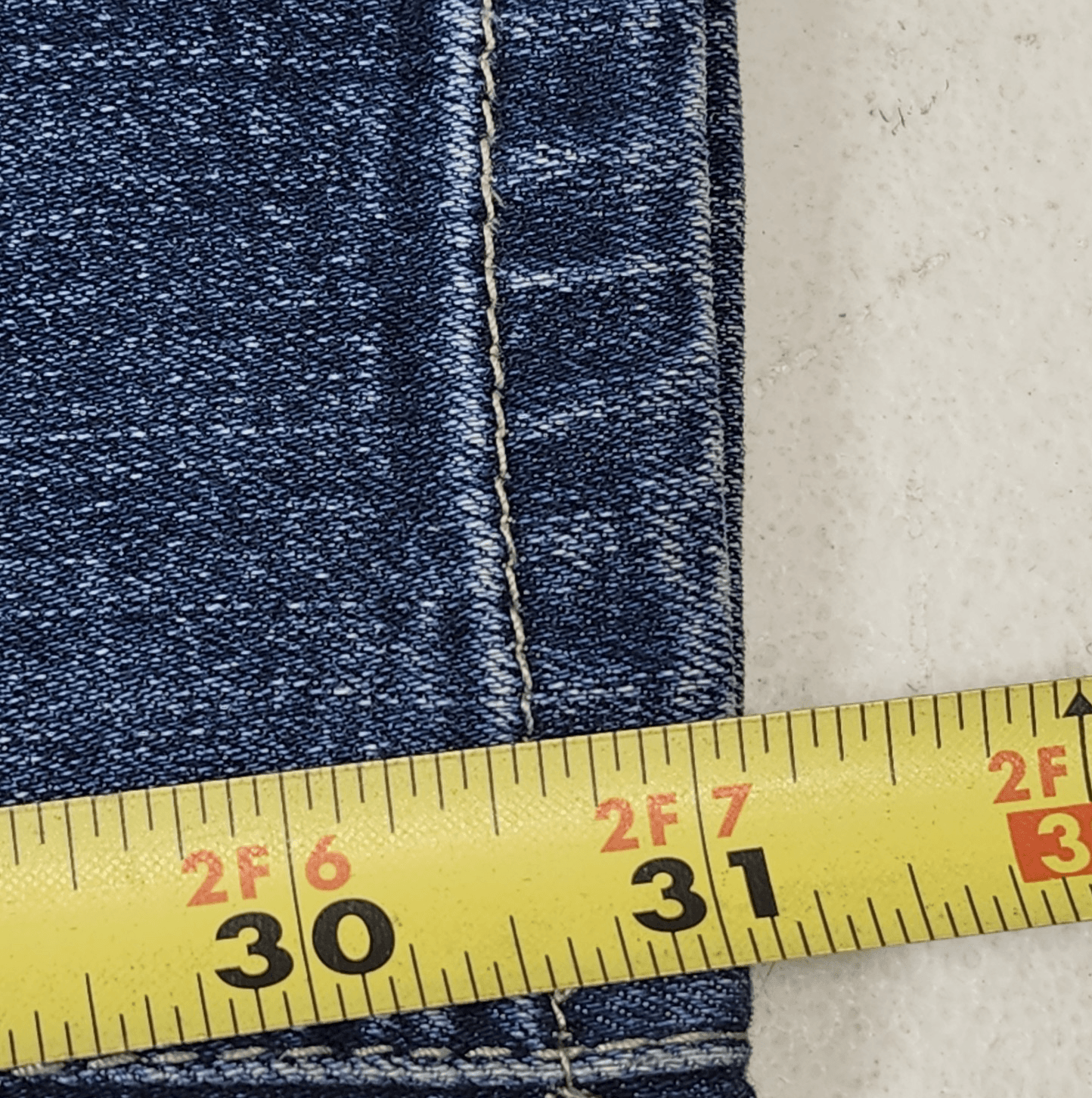 Blue Asphalt Jeans Womens Size 9 Blue Denim Mid Rise Stretch Pants - Thumbnail 3