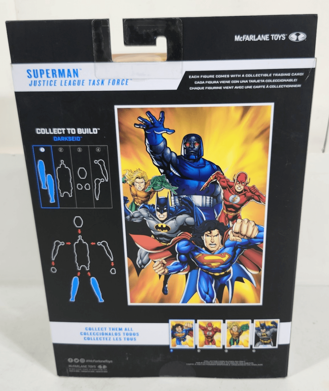 Superman JL Task Force Action Figure 7" McFarlane Multiverse BAF Darkseid NEW - Thumbnail 9
