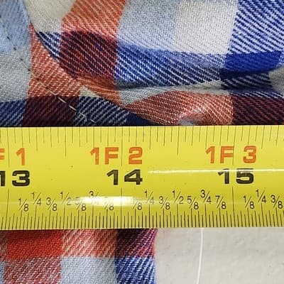 Wonder Nation Boy's Shirt Size XS Long Sleeve Button Up Red Blue Gray NEW - Thumbnail 2
