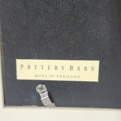 Pottery Barn Lacquer Frame 8"x10" Beige Photo Picture Holder Home Decor - Thumbnail 7