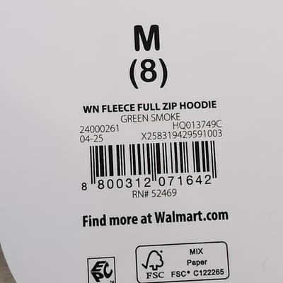 Wonder Nation Boy's M Hooded Sweatshirt Green Long Sleeve Full Zip Hoodie New - Thumbnail 8