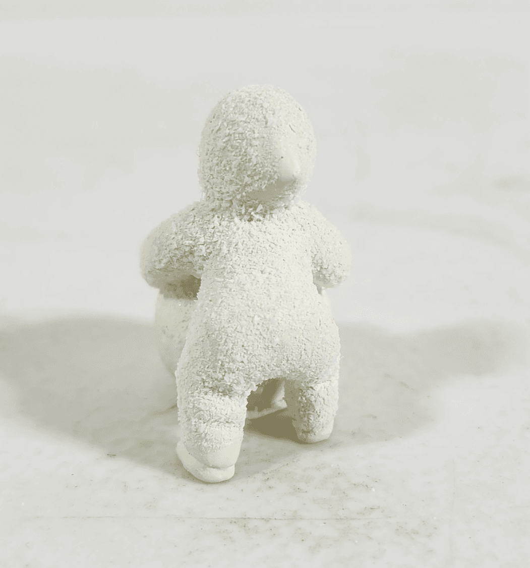 Snowbabies I'm Making Snowballs Department 56 Figurine Pewter 7602-3 NEW - Thumbnail 4