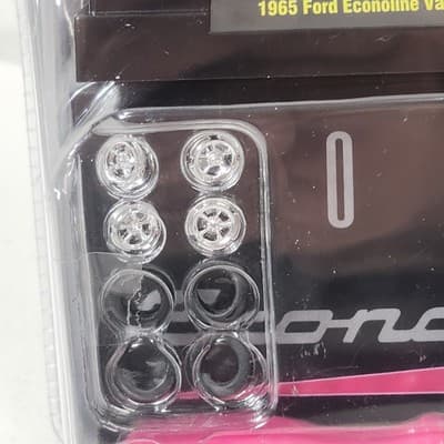 M2 Machines 1965 Ford Econoline Van R76 Black Pink 1/64 Toy Vehicle NEW - Thumbnail 4