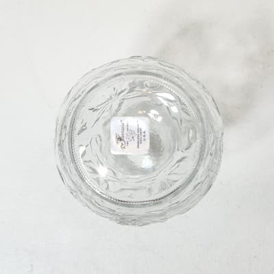 Princess House Fantasia Poinsettia Crystal Flower Vase 5.5" Home Decor - Thumbnail 7