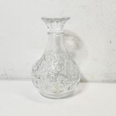 Princess House Fantasia Poinsettia Crystal Flower Vase 5.5" Home Decor - Thumbnail 2