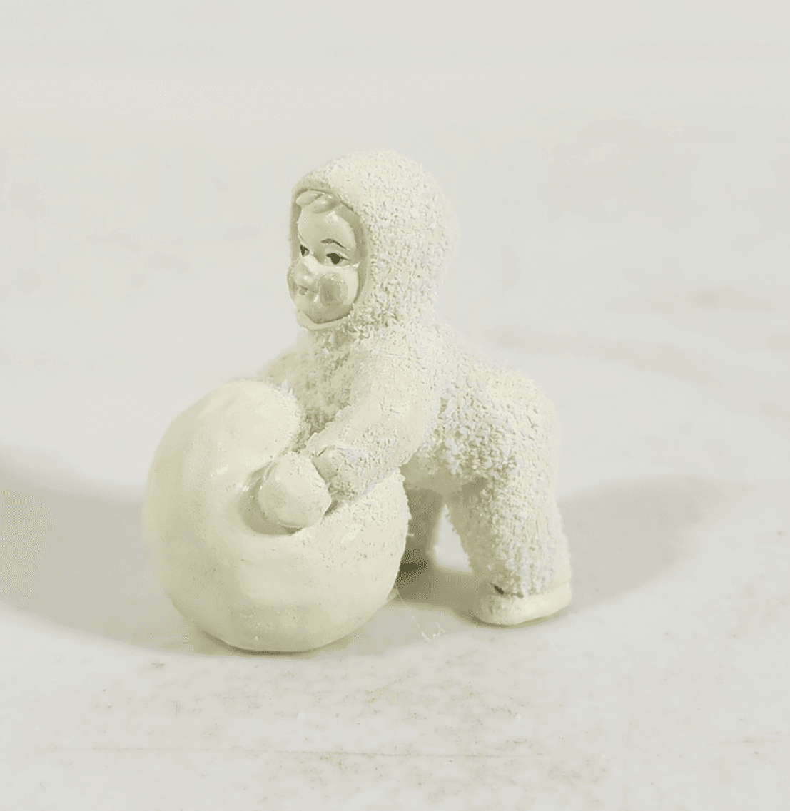 Snowbabies I'm Making Snowballs Department 56 Figurine Pewter 7602-3 NEW - Thumbnail 3