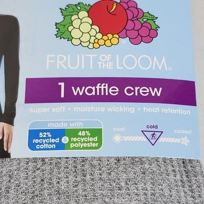 Fruit of the Loom Women's Comfy Soft Crew Shirt Top Size XXL Gray NEW - Thumbnail 3