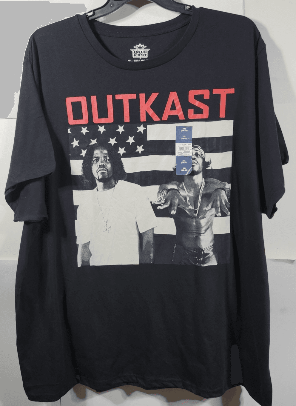 Outkast Men's 3XL T-Shirt Black Hip Hop Rap Tee Big Boi Andre 3000 Graphic NEW - Thumbnail 5