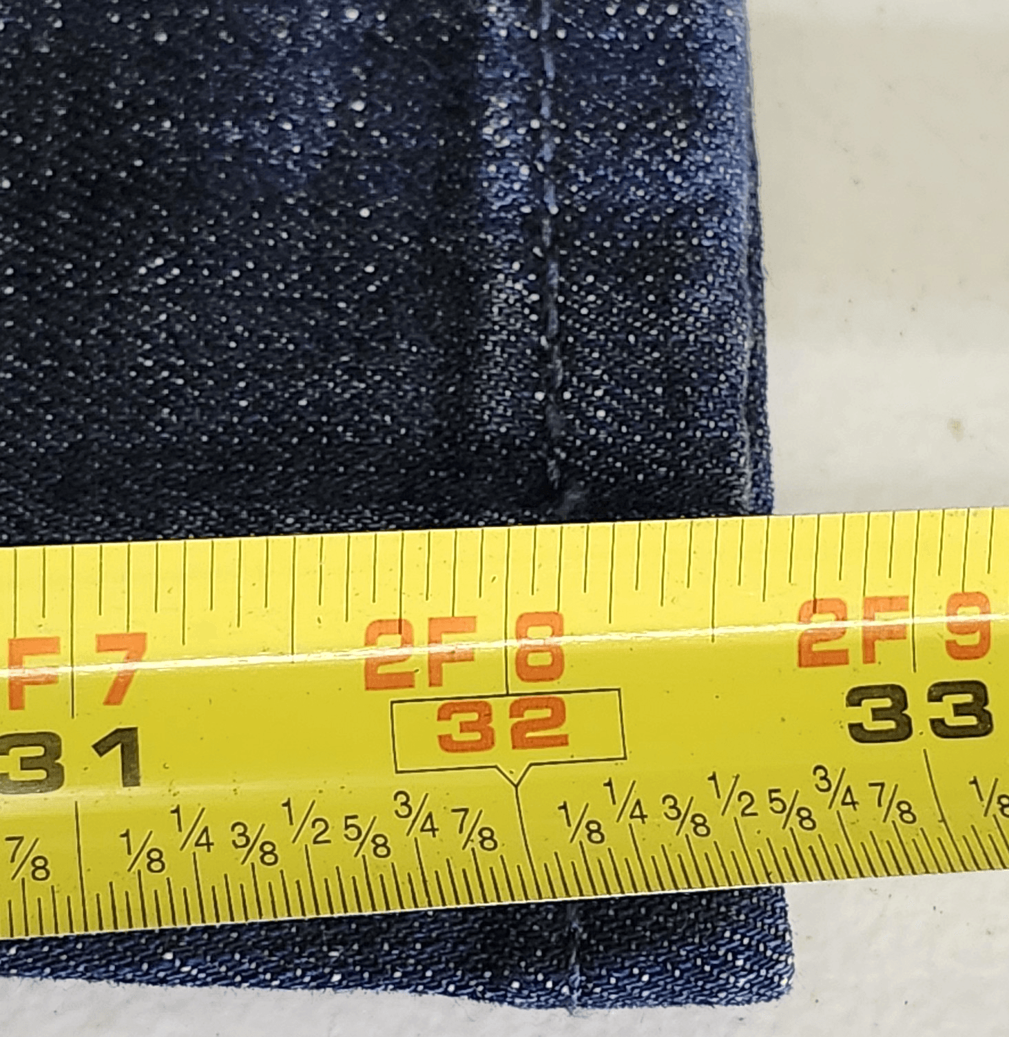 Wrangler Women's Size 9x32 Straight Leg Stretch Denim Blue Jeans Mid Rise - Thumbnail 3