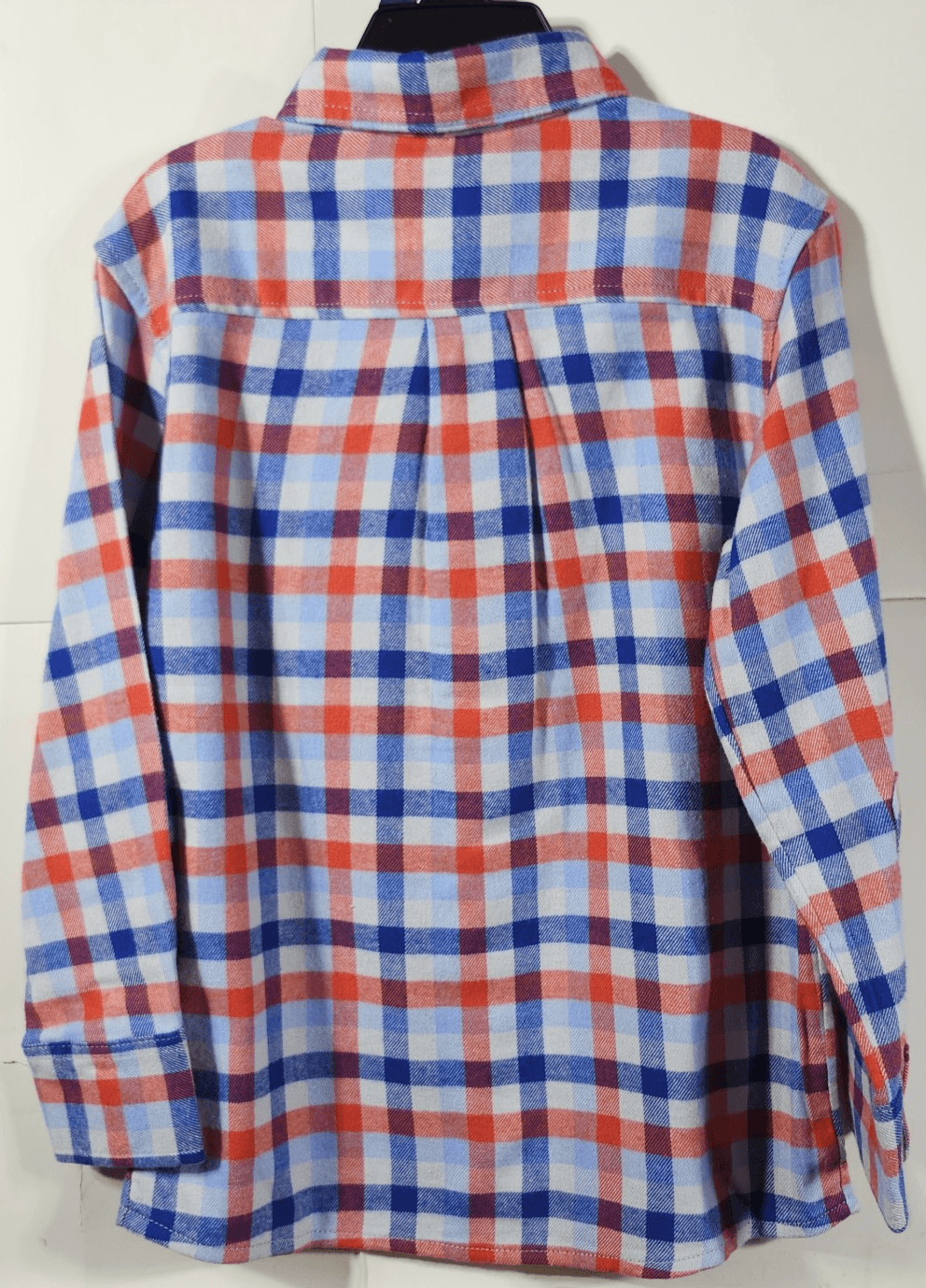 Wonder Nation Boy's Shirt Size XS Long Sleeve Button Up Red Blue Gray NEW - Thumbnail 6