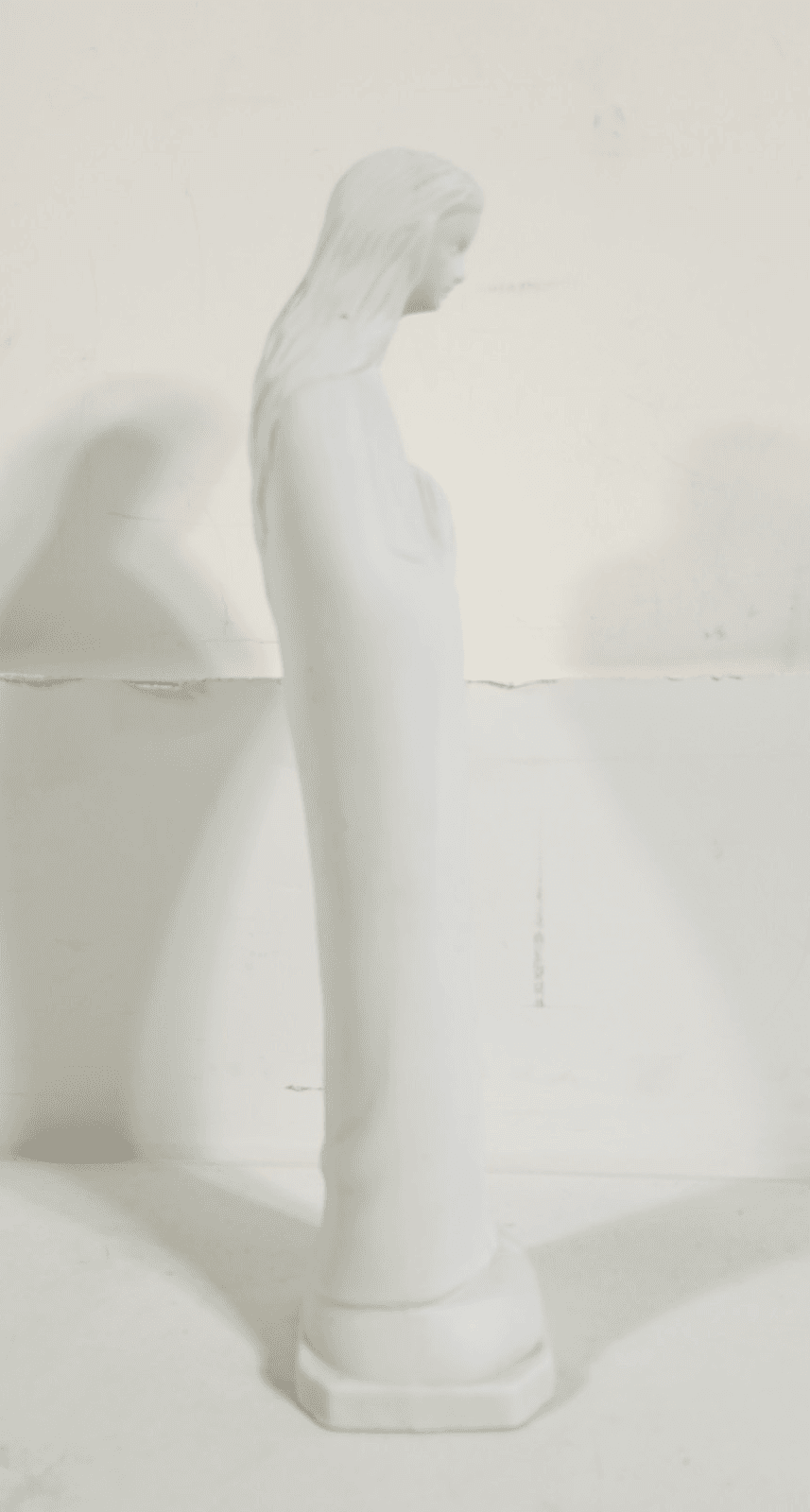 Vintage Napcoware MCM White Ceramic Praying Virgin Mary Statue Figurine Japan - Thumbnail 5