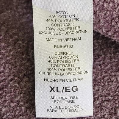 Champion Half Zip Hoodie Men's XL Purple Hooded Sweatshirt Long Sleeve - Thumbnail 8