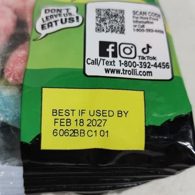Trolli Mountain Dew Sour Brite Crawlers Gummy Worm Candy 4.25 oz Mtn Dew - Thumbnail 3