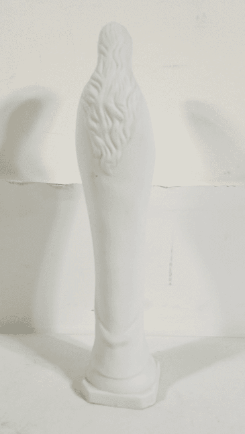 Vintage Napcoware MCM White Ceramic Praying Virgin Mary Statue Figurine Japan - Thumbnail 4