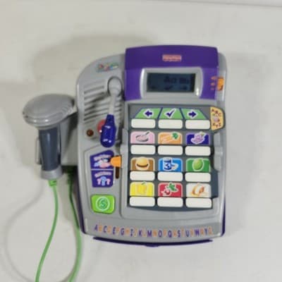 Fisher Price Fun 2 Learn Cash Register Kids Toy Tested Works - Thumbnail 4