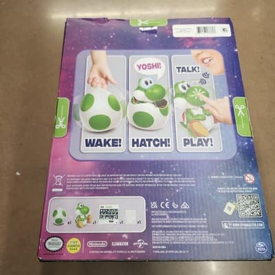 Hatchin' Yoshi The Super Mario Galaxy Movie Interactive Yoshi Figure NEW - Thumbnail 3