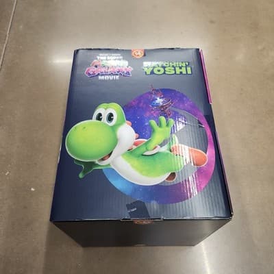 Hatchin' Yoshi The Super Mario Galaxy Movie Interactive Yoshi Figure NEW - Thumbnail 2