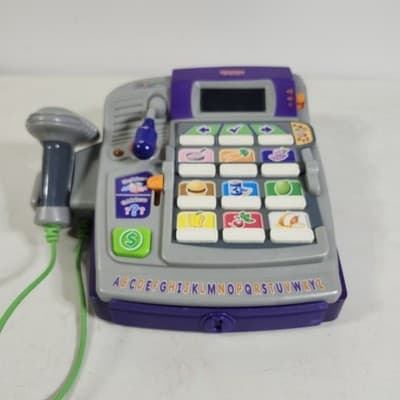 Fisher Price Fun 2 Learn Cash Register Kids Toy Tested Works - Thumbnail 3