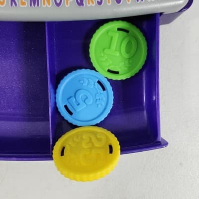 Fisher Price Fun 2 Learn Cash Register Kids Toy Tested Works - Thumbnail 5