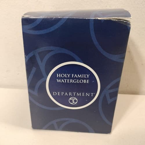 Holy Family Waterglobe Christmas Decoration Jesus W/ Original Box Department 56 - Thumbnail 10