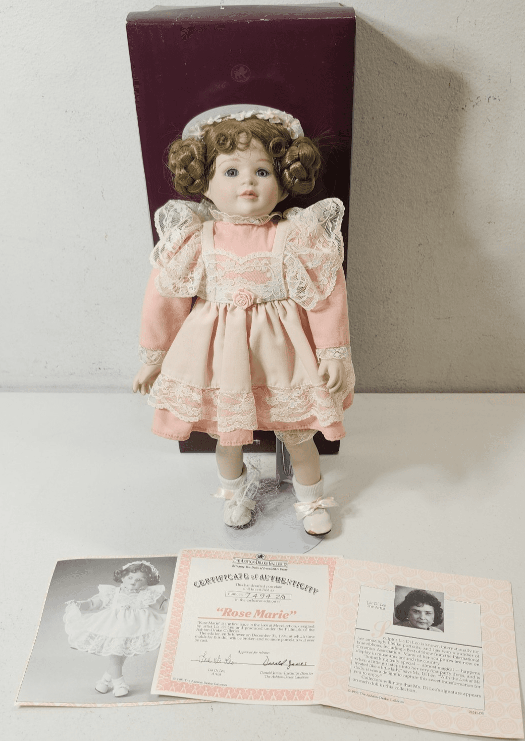 Ashton Drake "Look at Me" Rose Marie Doll Lia De Leo With Box - Thumbnail 2