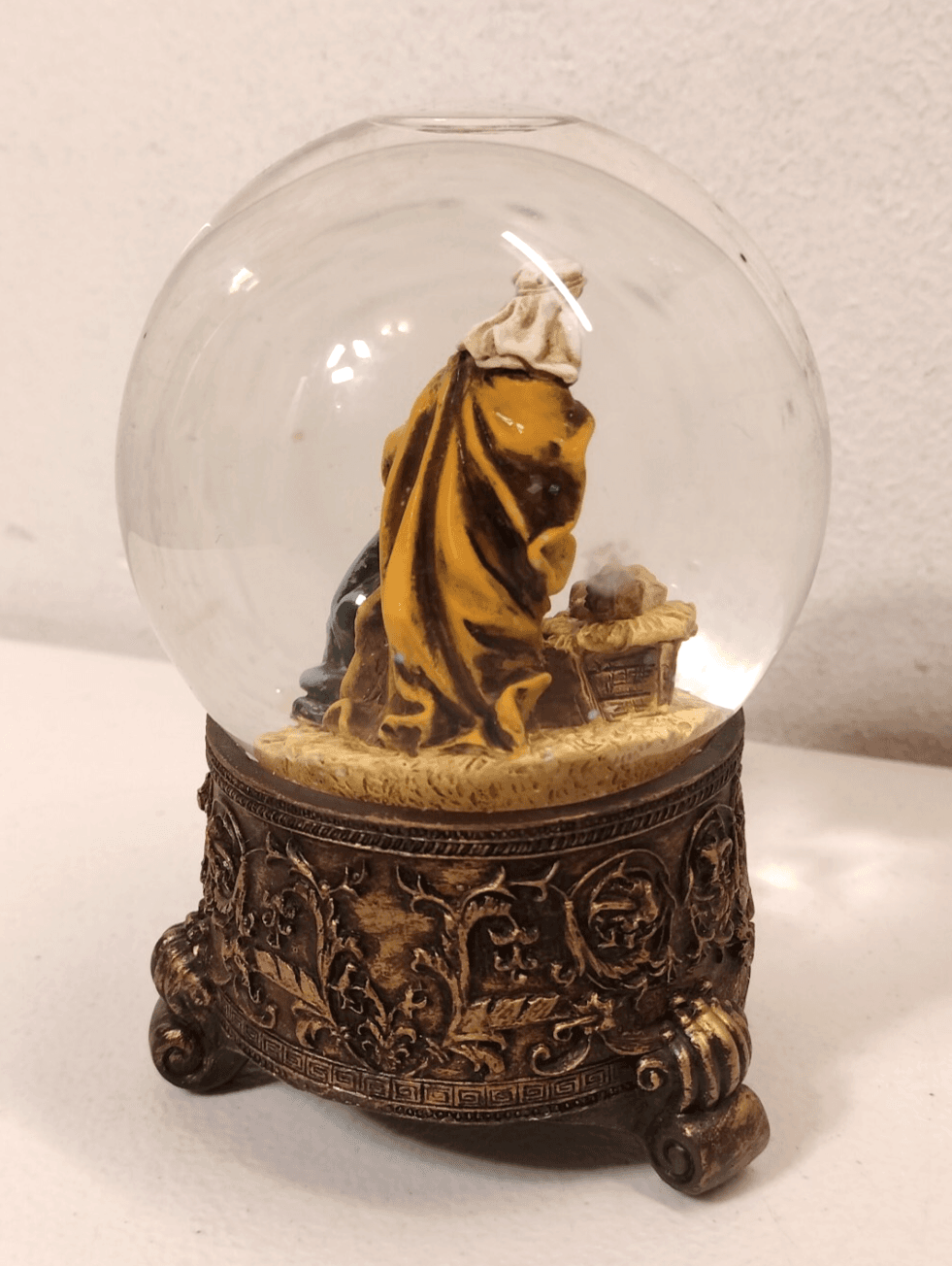 Holy Family Waterglobe Christmas Decoration Jesus W/ Original Box Department 56 - Thumbnail 7