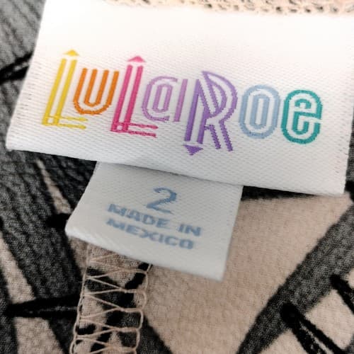 Lularoe Girls 8 Bianka Black White Pink Floral Kimono Shirt Top NEW - Thumbnail 7