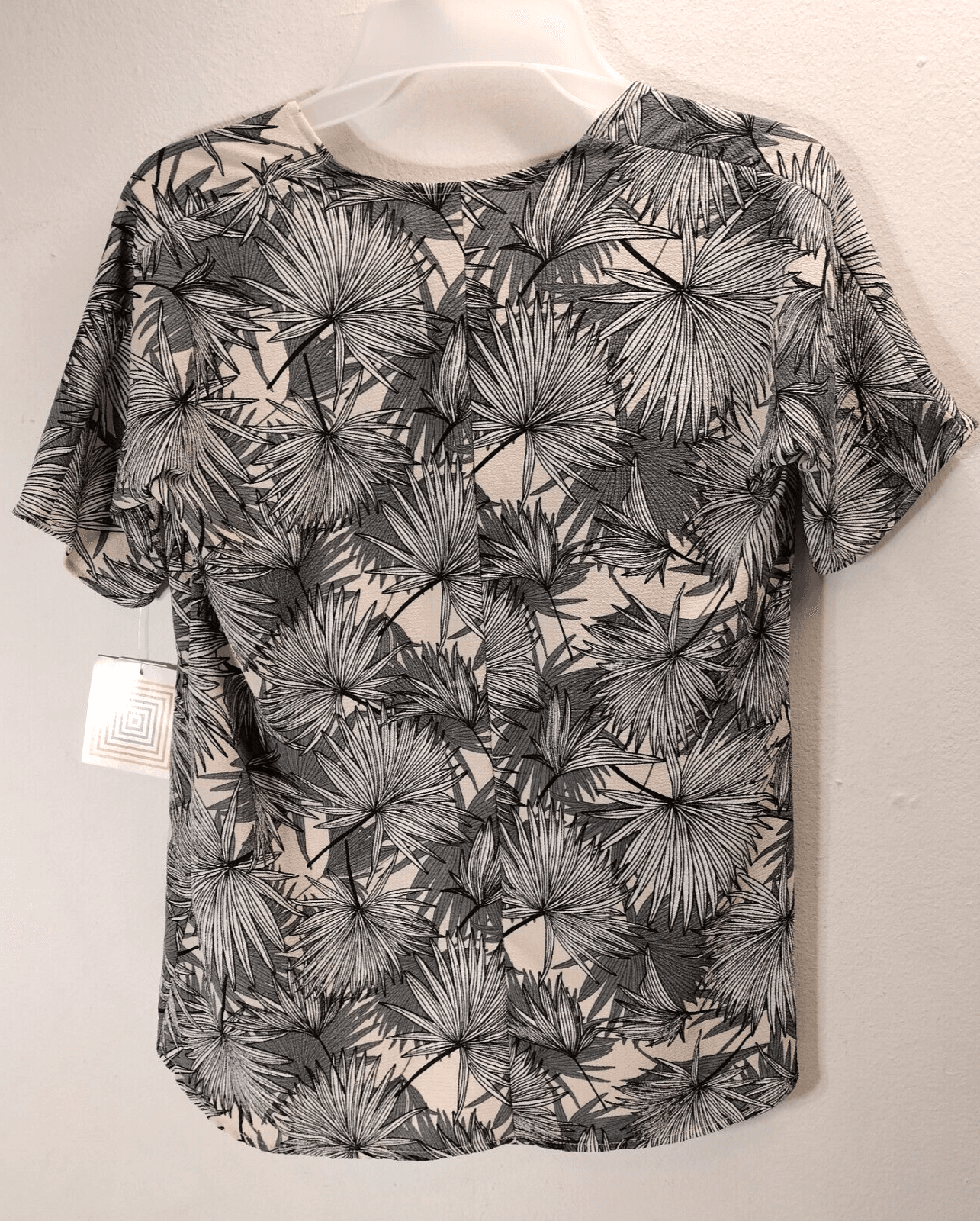 Lularoe Girls 8 Bianka Black White Pink Floral Kimono Shirt Top NEW - Thumbnail 6
