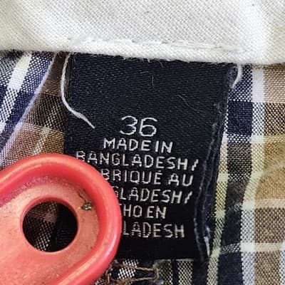 Tommy Hilfiger Shorts Men's 36 Beige Blue Plaid Chino Golf - Thumbnail 8