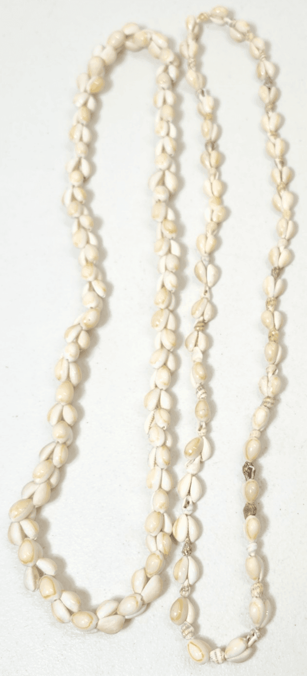 2 Shell Necklaces Tropical Island Themed Tiki Party Decor - Thumbnail 2