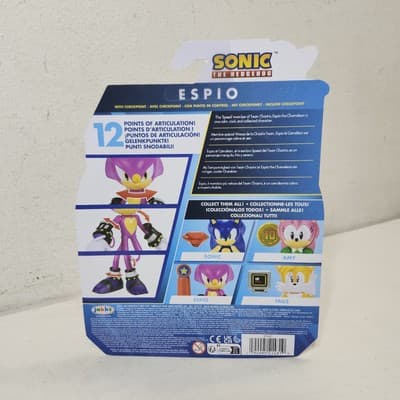 Jakks Pacific Sonic the Hedgehog 4 Inch Articulated Figure Series 20 Espio NEW - Thumbnail 4